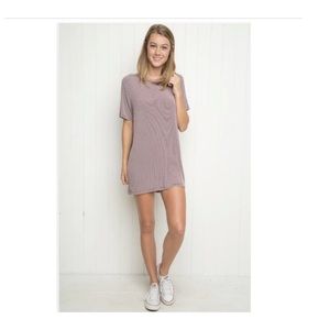Brandy Melville striped t-shirt dress